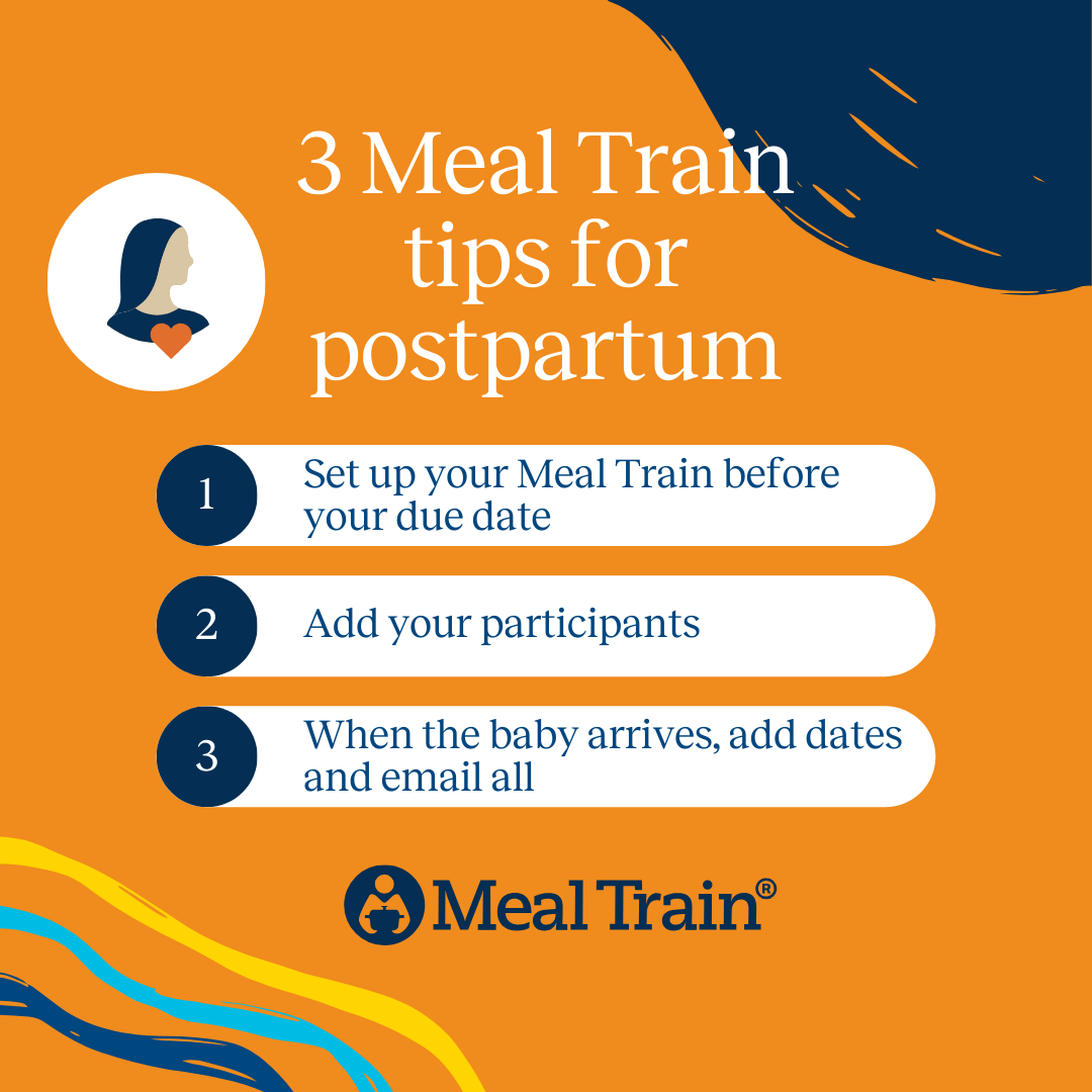 Meal Train tips for post partum